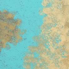 THINGOO TX-1106 Timeworn Copper Art Gilded Panel finish sample